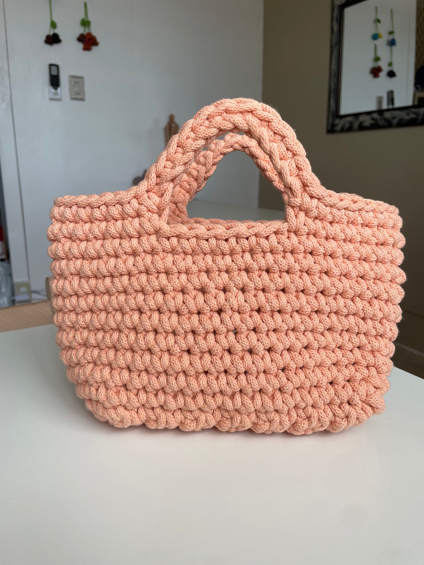 Cartera de mano a crochet - Patrón en español