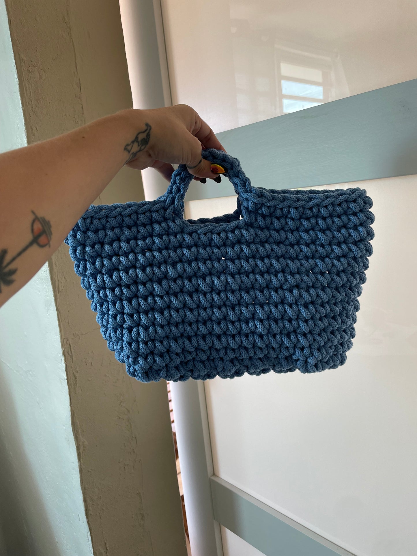 Cartera de mano a crochet - Patrón en español