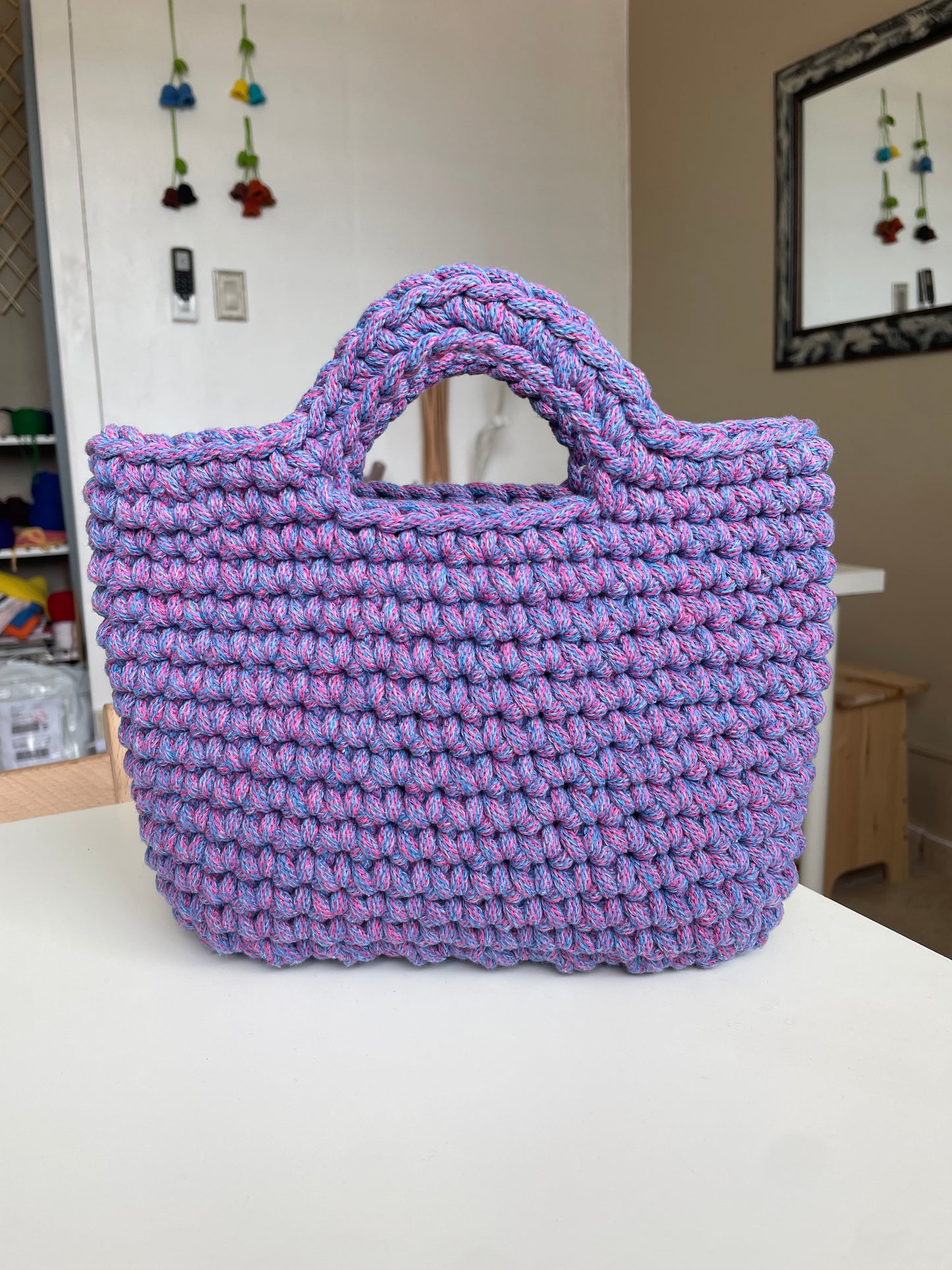 Cartera de mano a crochet - Patrón en español