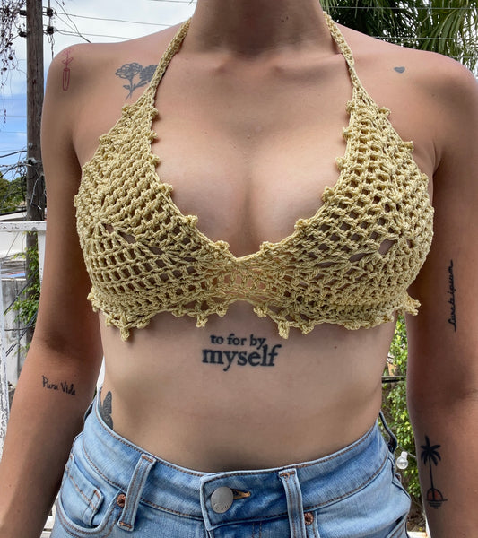 Lienza Bralette Crochet Pattern en Español