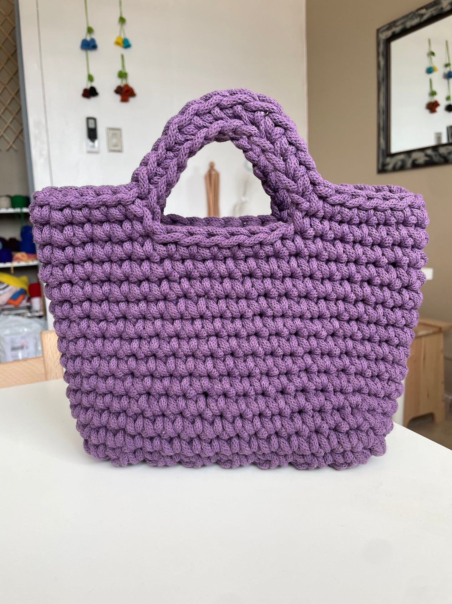 Cartera de mano a crochet - Patrón en español
