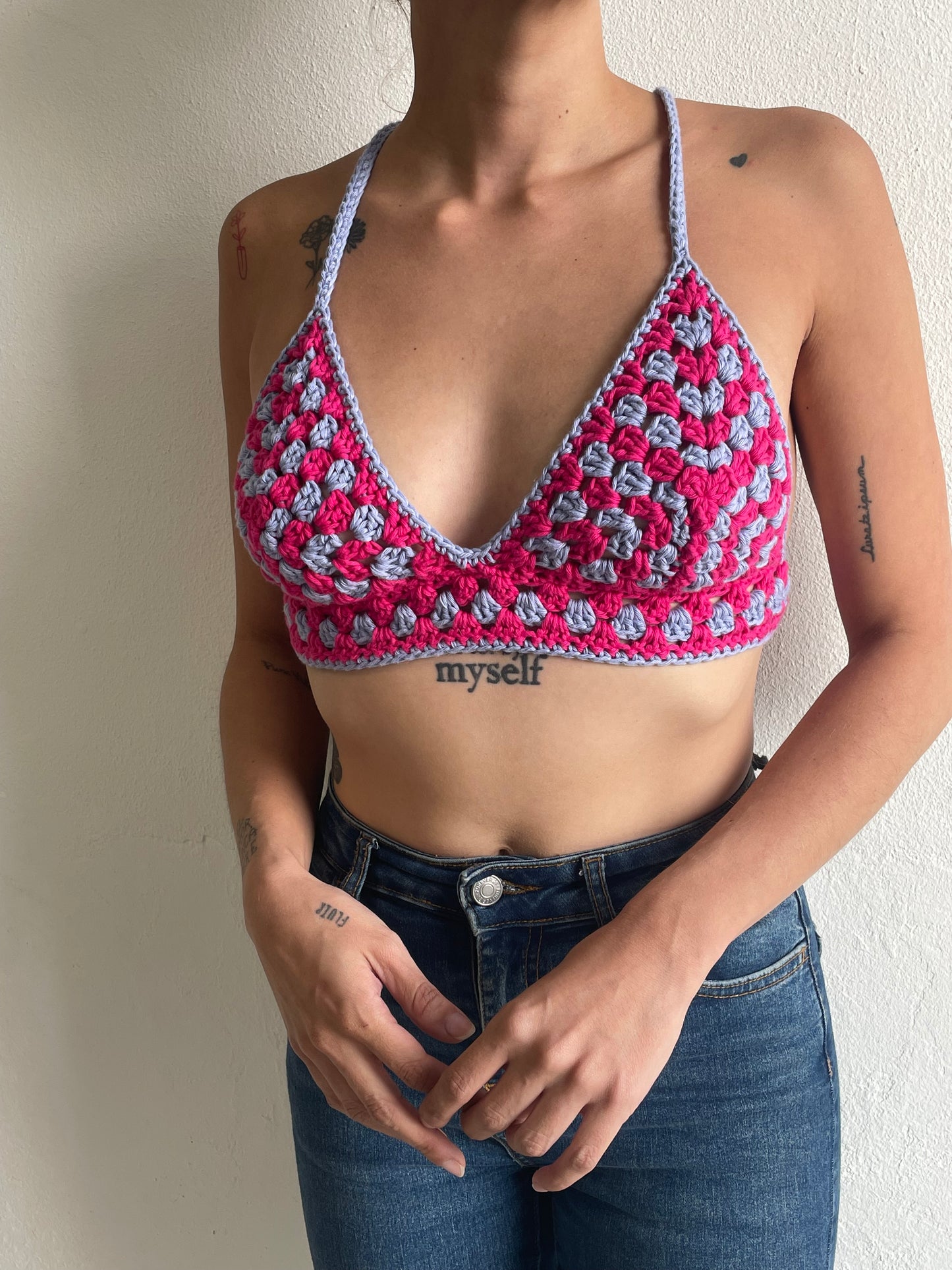 Granny Top Crochet Patrón en Español