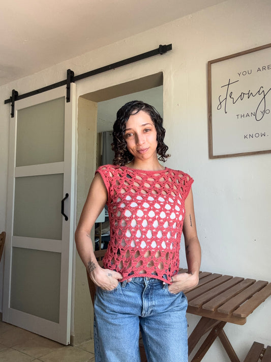 Julie Top a Crochet | Clase en Vivo por Zoom