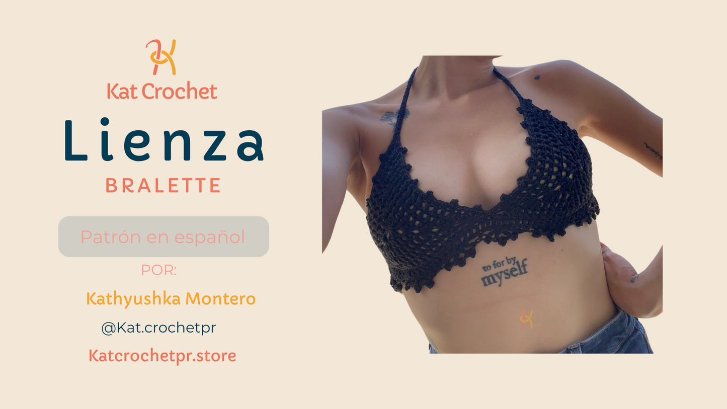 Lienza Bralette Crochet Pattern en Español