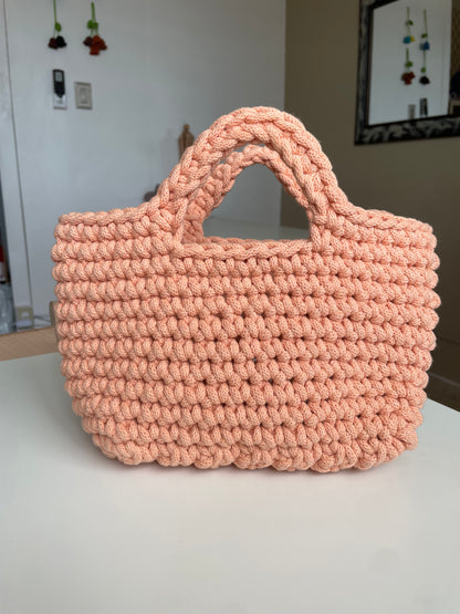 Cartera de mano a crochet - Patrón en español