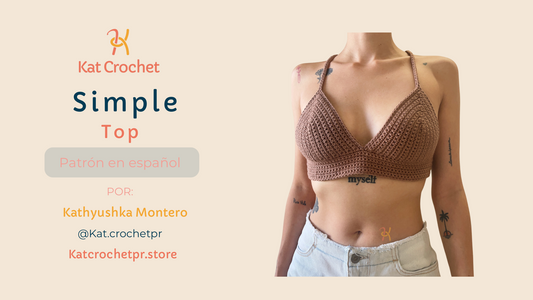 Simple Top Crochet - Patrón en Español
