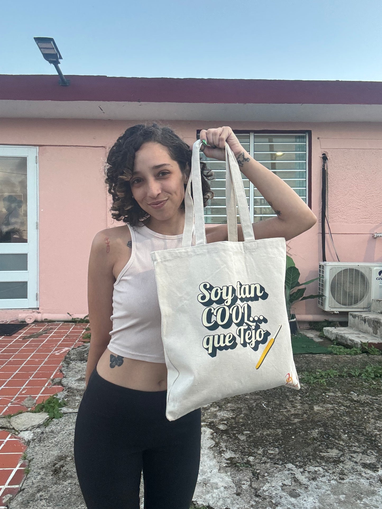 Soy tan cool… que tejo - TOTEBAG