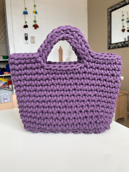 Cartera de mano a crochet - Patrón en español