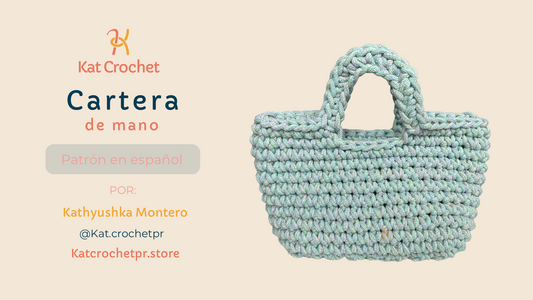 Cartera de mano a crochet - Patrón en español