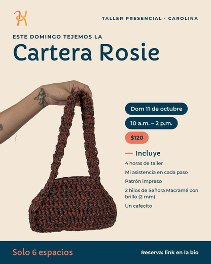 Taller de cartera Rosie