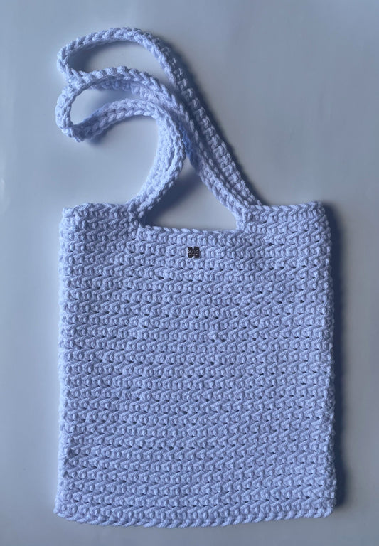 Crochet White Tote Bag I