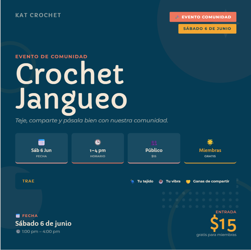 #CROCHETJANGUEO
