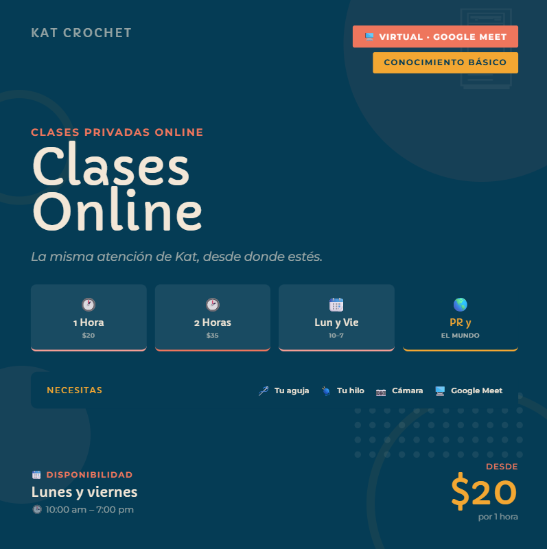 CLASE INDIVIDUAL - ONLINE